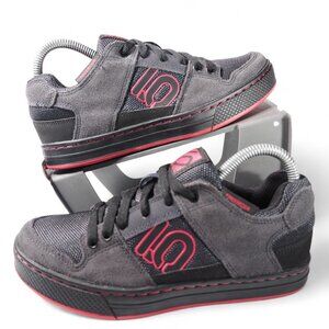 Adidas Five Ten Freerider Pro Mountain Bike Shoes Women's 6.5 Black Grey Pink